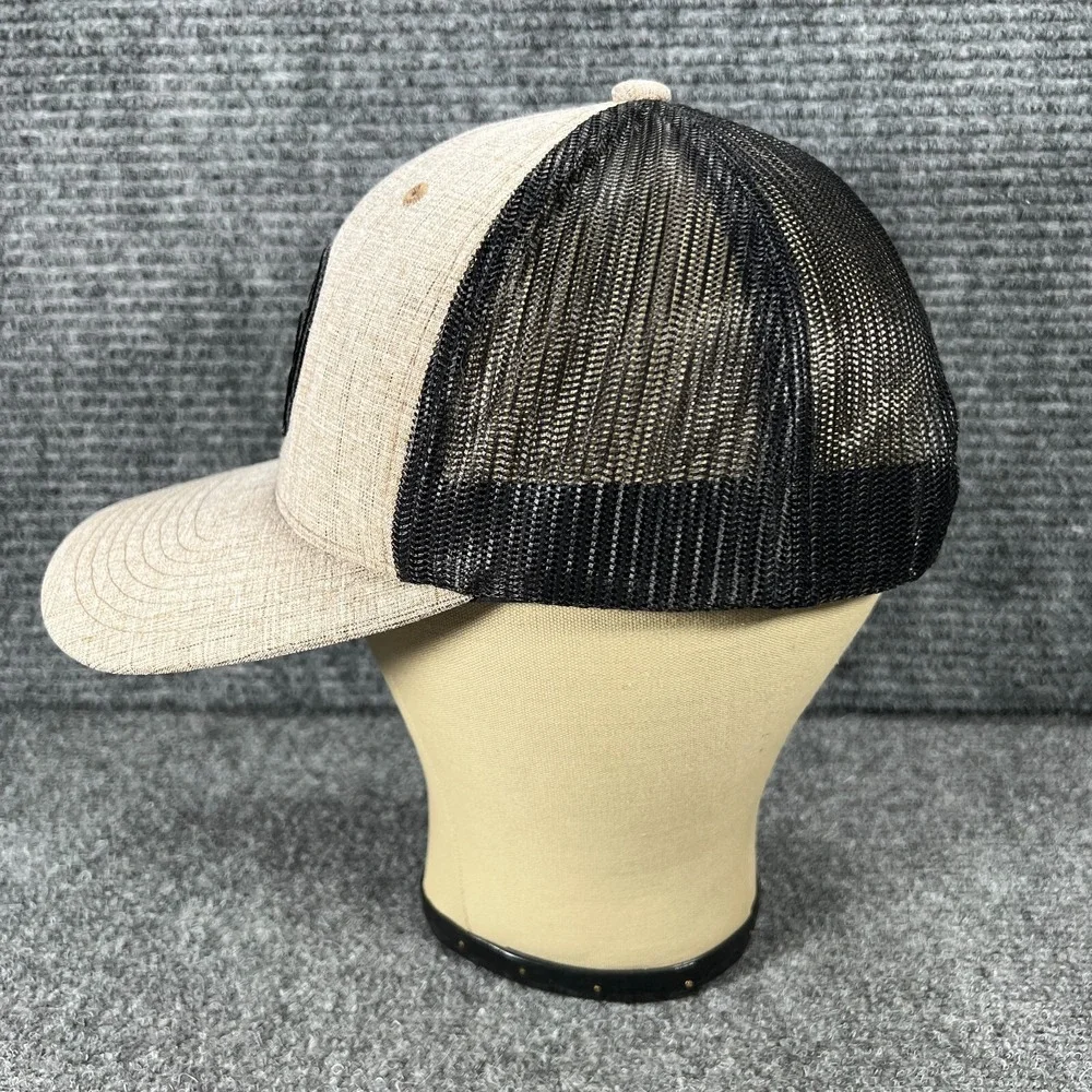 Hooey Hat Cap Snap Back Mesh Trucker Black Beige Western Casual Outdoor